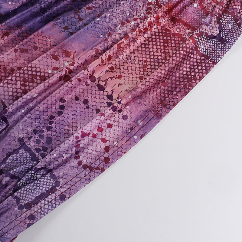 Women's Sexy One Shoulder Crop Two Piece Skirt Set 14