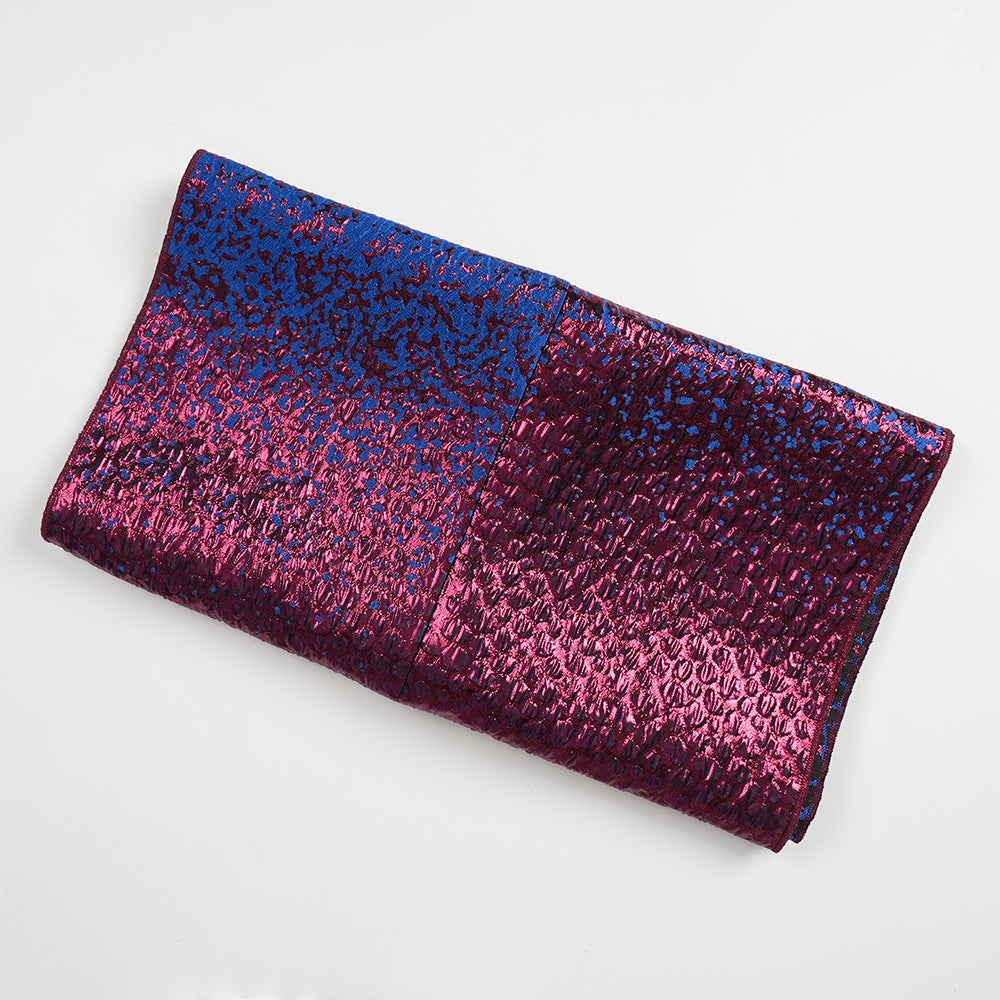 Plus Size African Women Bat Sleeves Colorblock Dress 13