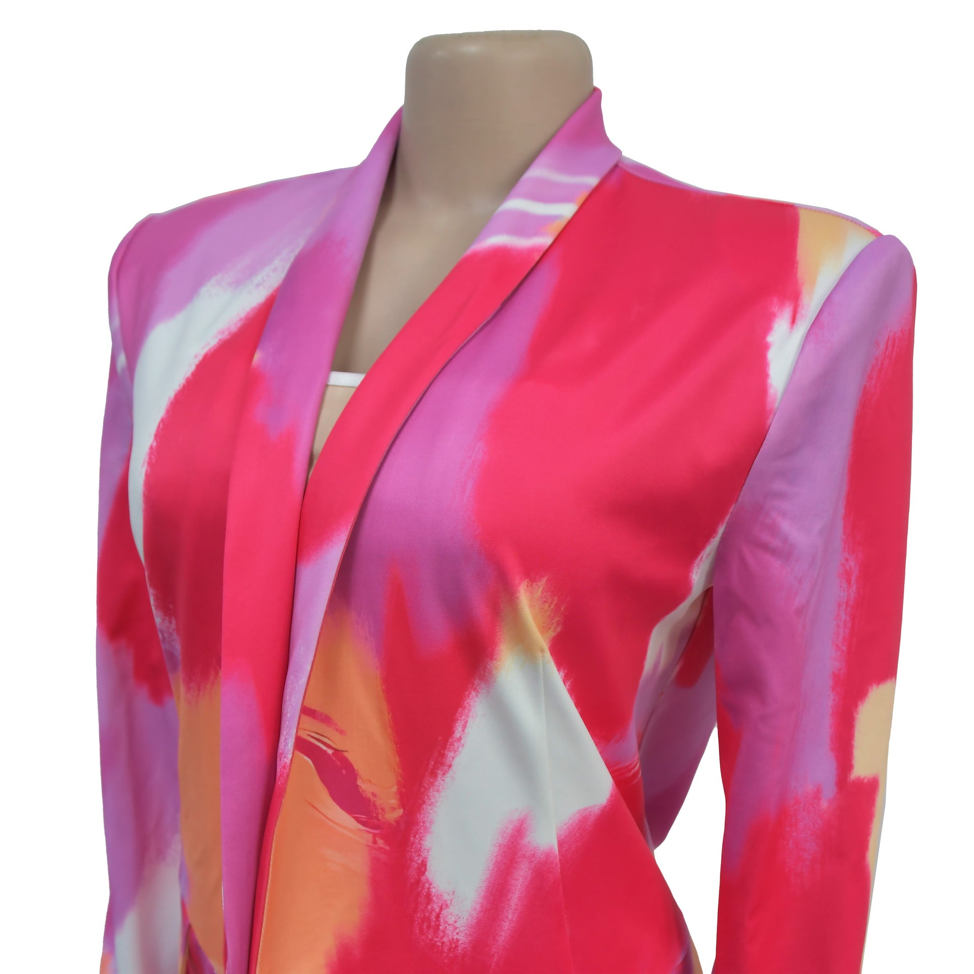 Fashion Women's Long-Sleeved Printed Blazer Trendy Jacket 13