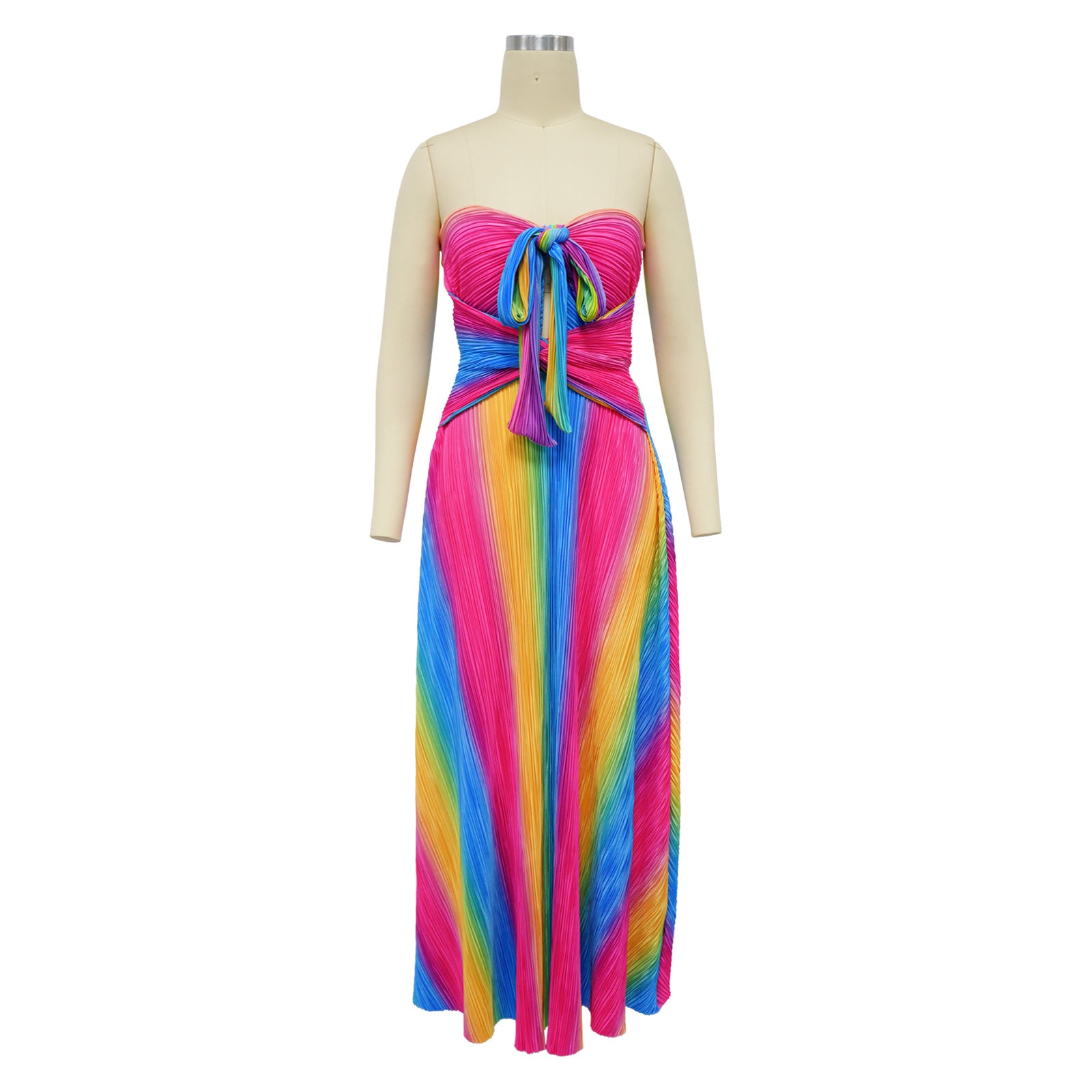 Women's Multi-Wearing Pleated Swing Dress 13