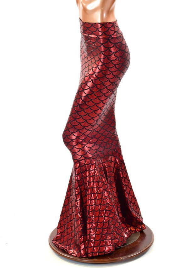 Sexy Mermaid High Waist Fishtail Skirt 21