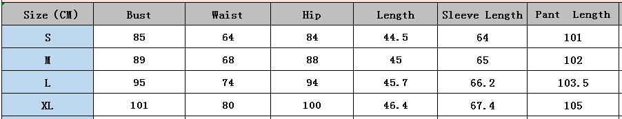 Women Chain Long Sleeve Top And Pants Two Piece Set 6