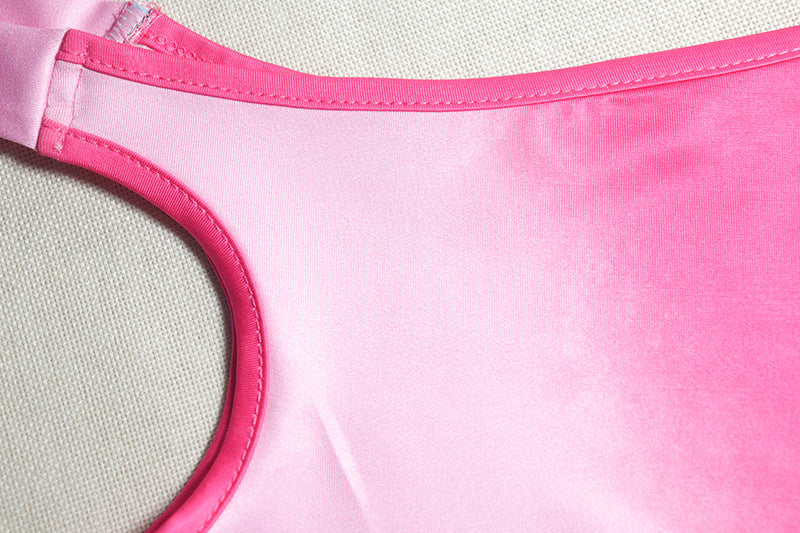 Women Colorblock Lace Off Shoulder Slash Shoulder Dress 13