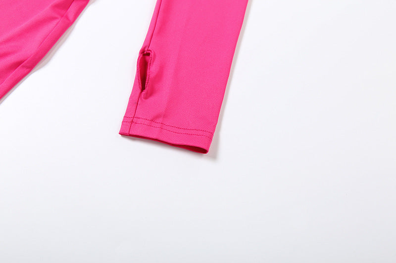 Women Autumn Zippered Long-Sleeved Jumpsuit 19