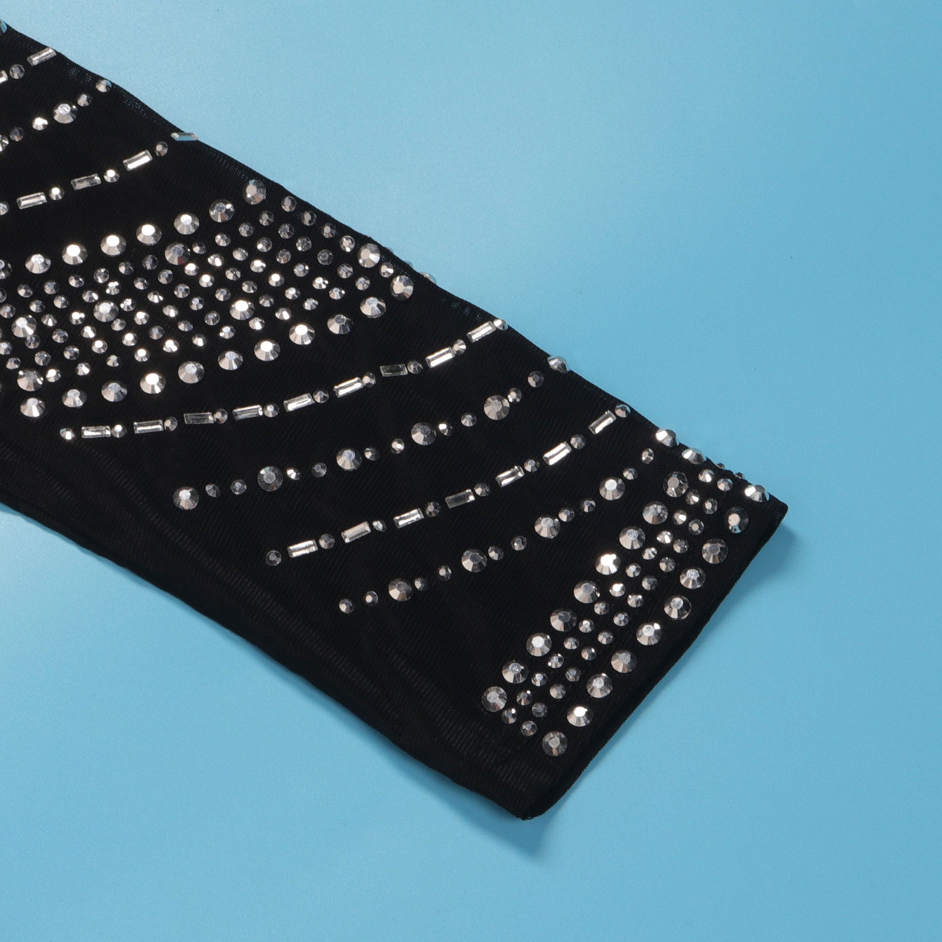 Women's Beaded Feather Off Shoulder Bodycon Dress 23