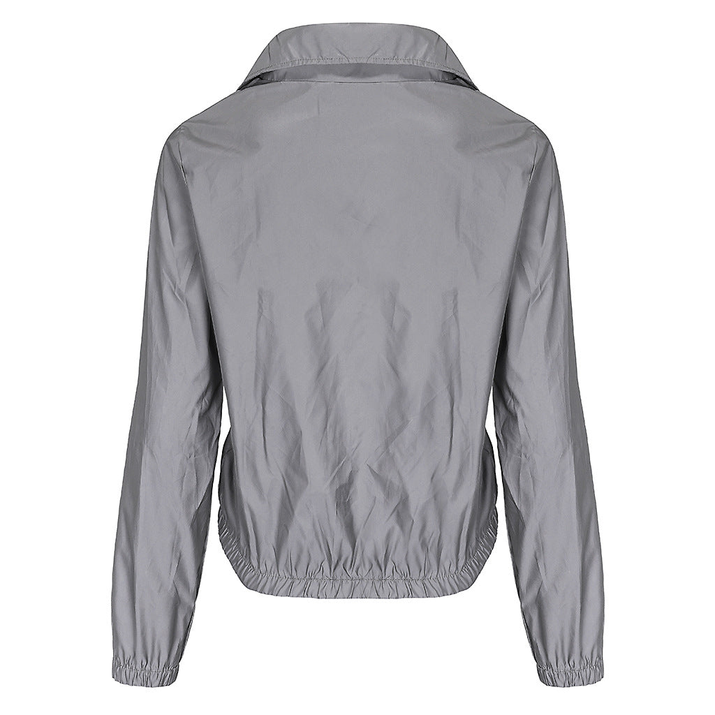 Women's Fashion Reflective Casual Two Piece Pants Set 14