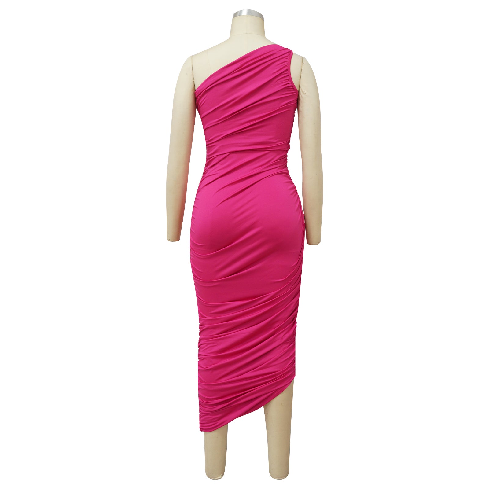 Casual sexy bodycon skirt Slash shoulder slim dress 26