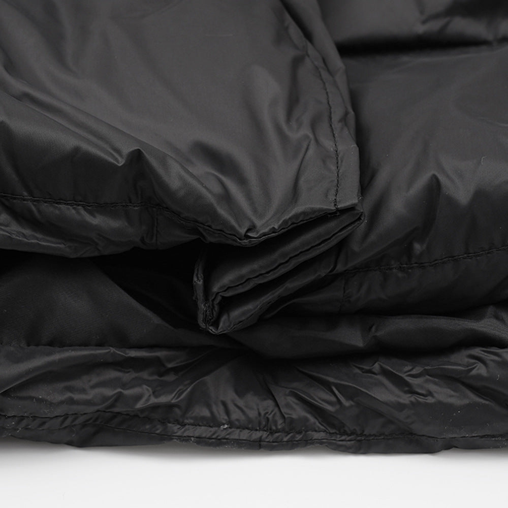 Winter Belt Slim Waist Patchwork Puffy Coat 14