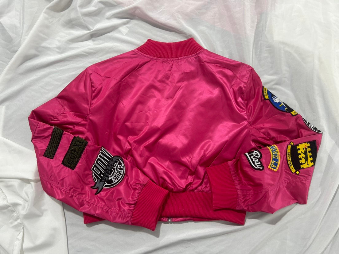 Trendy Autumn And Winter Long Sleeve Embroidery Decorative Women's Baseball Jacket 5