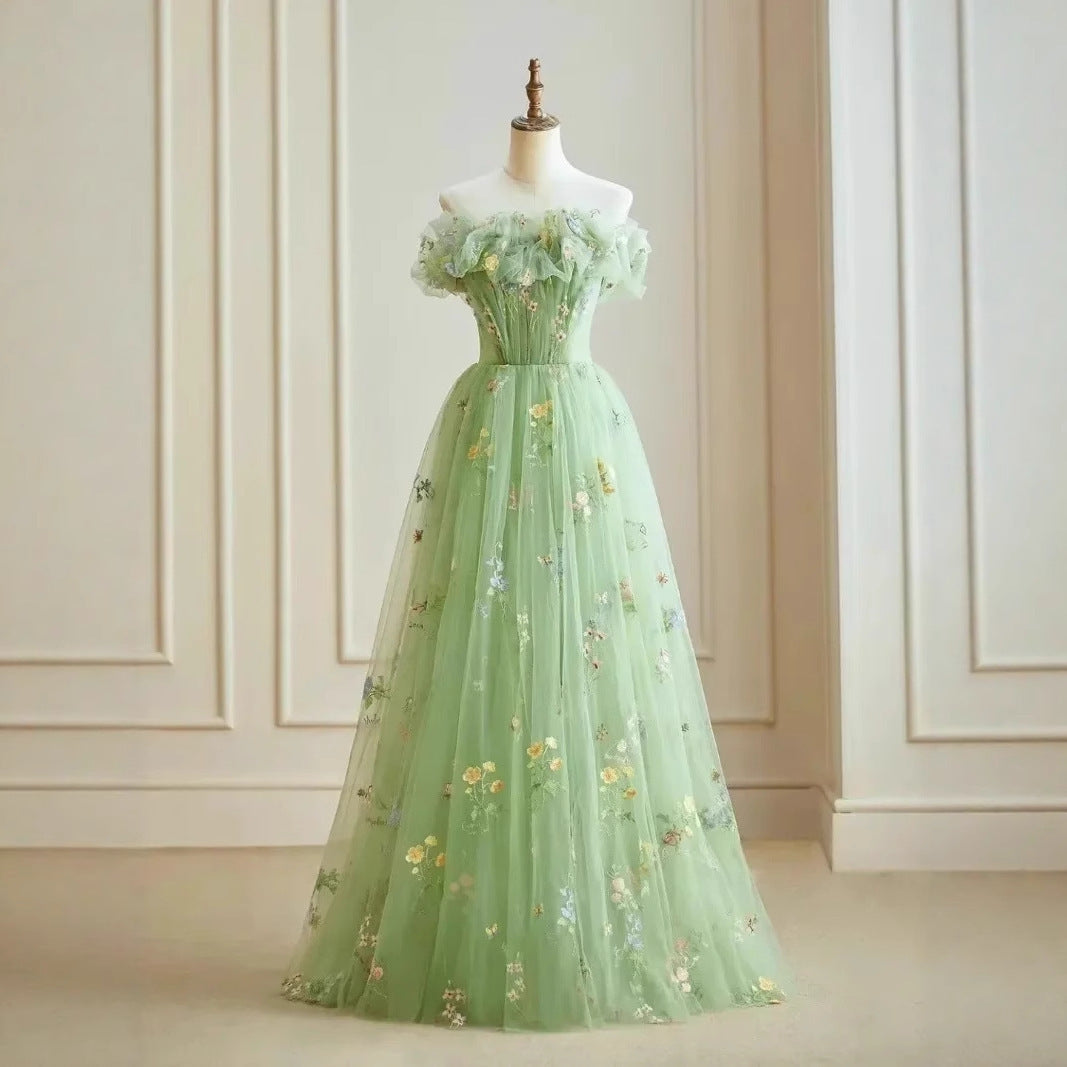 Women Off-Shoulder Strapless Evening Dress（Processing time need 3-6 days） 5