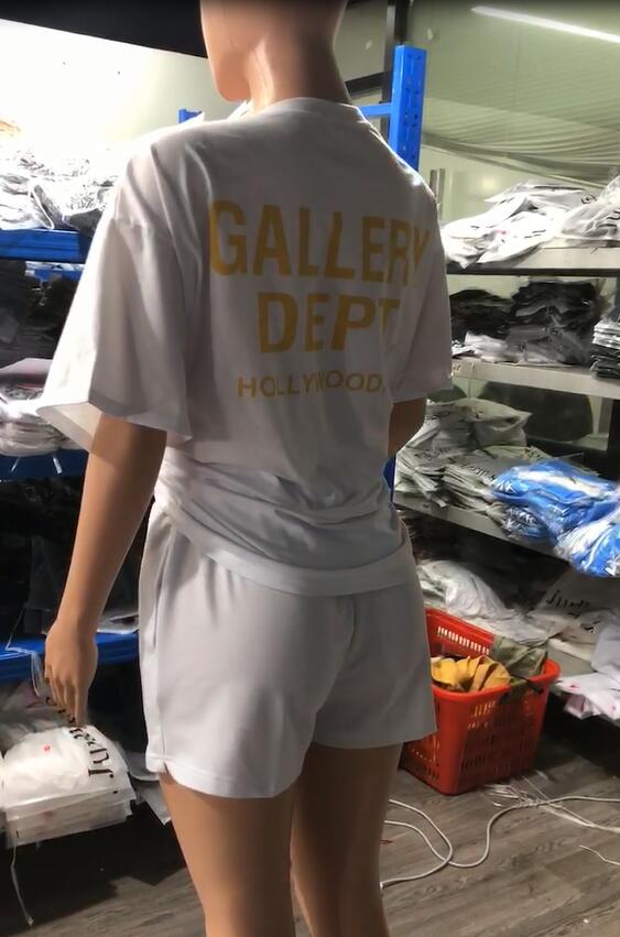 Casual Letter Print T-Shirt Shorts Set 14