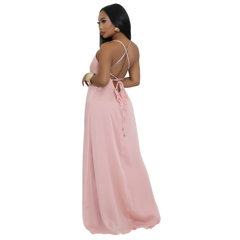 Women Backless Sexy Dress 5