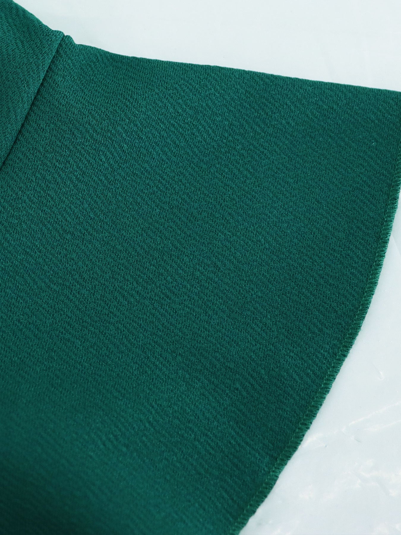 Plus Size Women's Summer V-neck Solid color Casual Dress 8