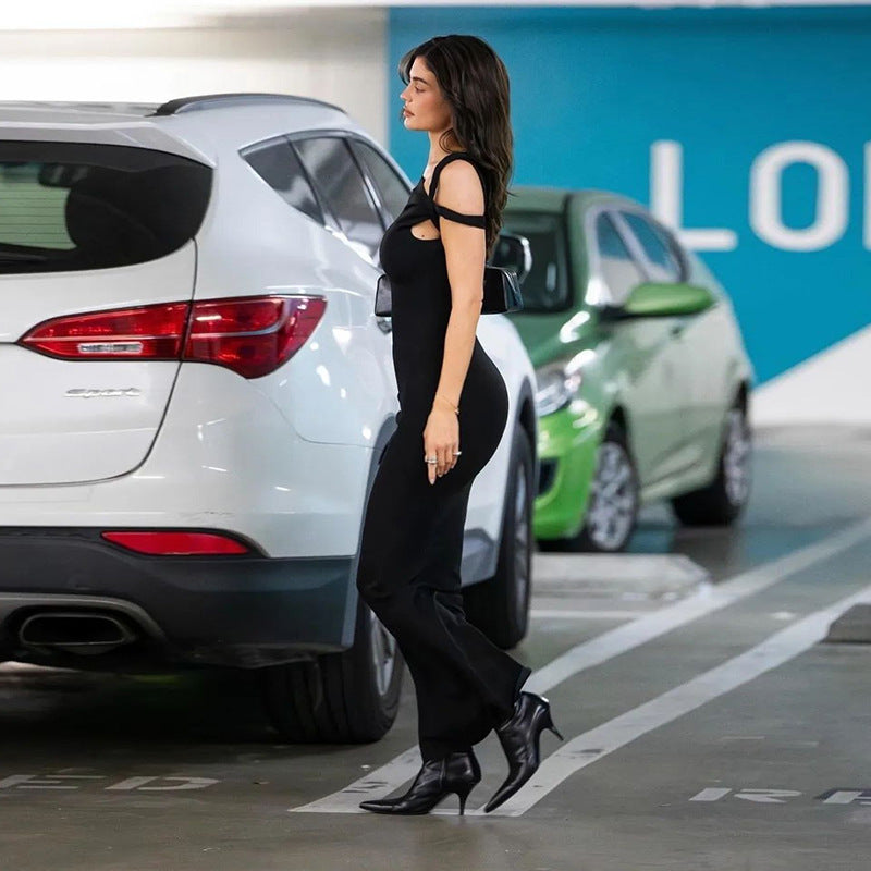 Women Summer Slash Shoulder Dress 16