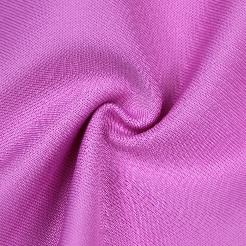 Pearl Strap Flower Sexy Short Bandage Sexy Dress 20