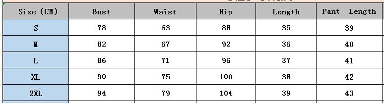 Women Fashion Printed Top and Shorts Two-piece Set 4