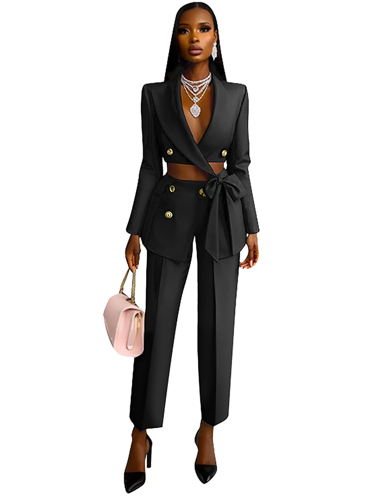 Spring And Autumn Casual Fashion Suits For Women 3