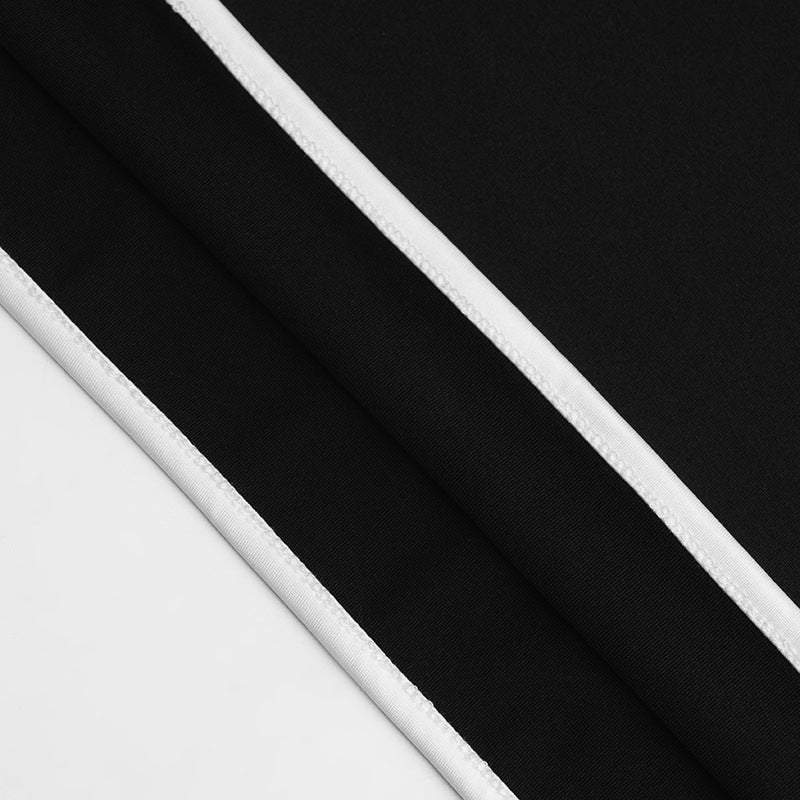 Women's Sleeveless Strappy Color-Blocked Bodycon Long Dress 13