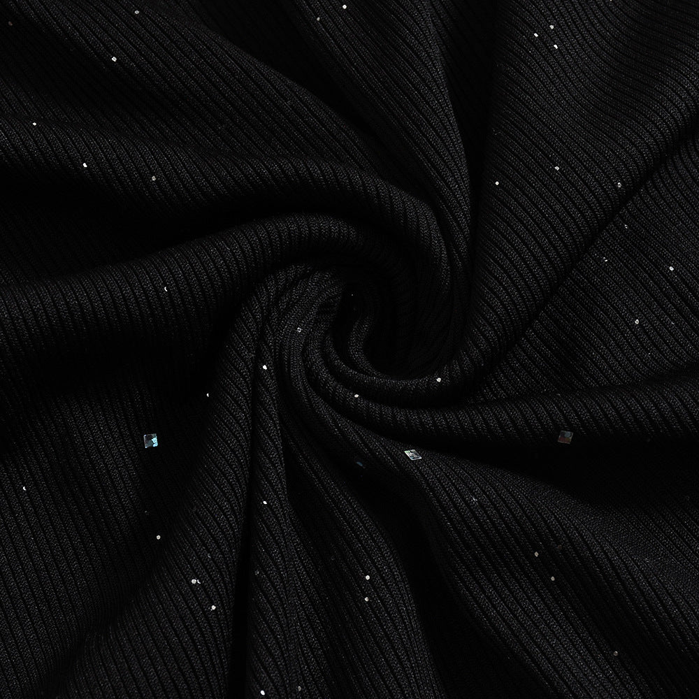 Summer Slimming Lace-Up Low Back Beaded Strap Dress for Women 13