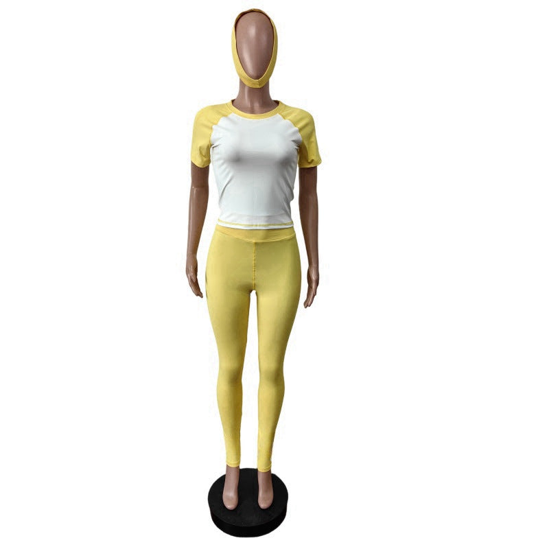 Women's High-Stretch Yoga Set with Bandana 7