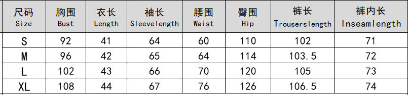 Women Color Block Hooded Contrast Top and Pants Two-piece Set 5