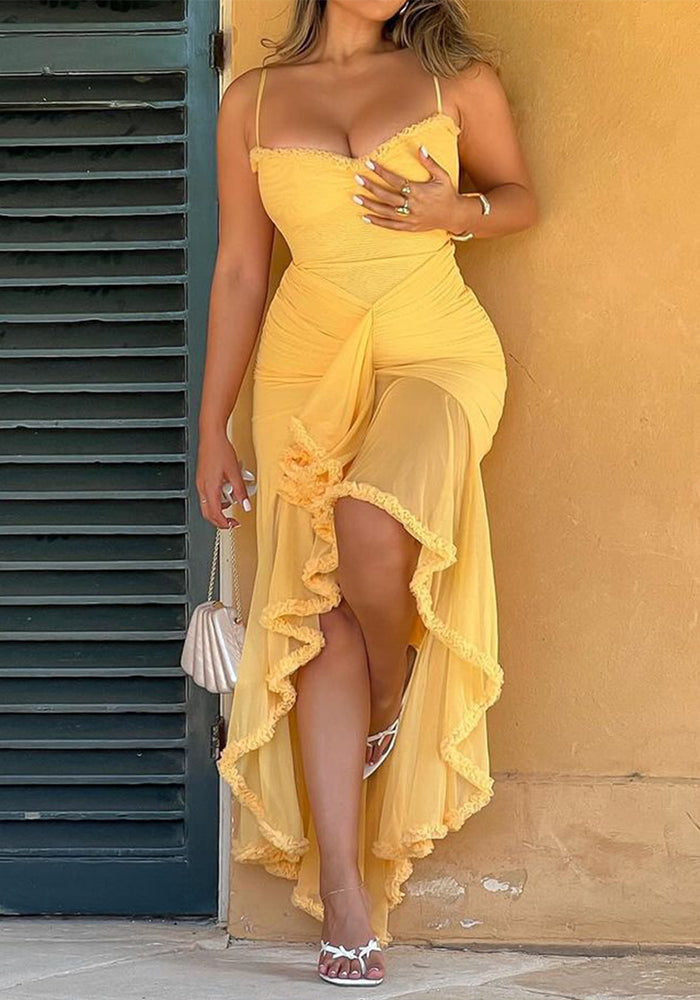 Women Summer Dress Suspender Dress