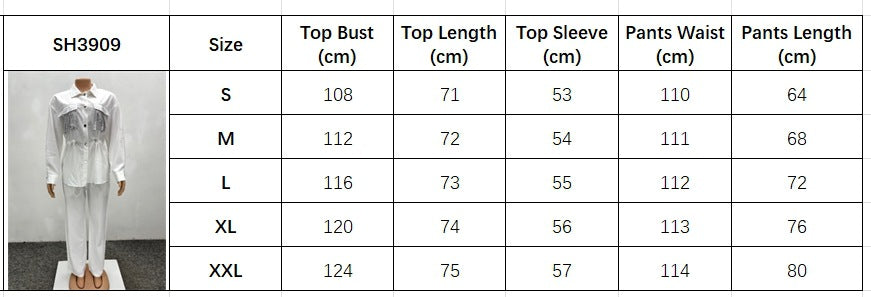 Spring Women's Suit Slim Waist Shirt Trousers Black Two-Piece Set 16