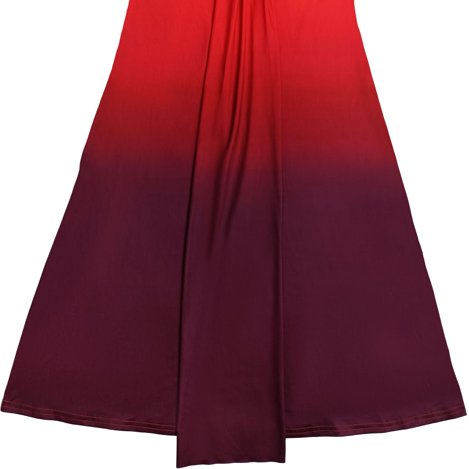 Fashion Women's Summer Sexy Slash Shoulder Bodycon Gradient Dress 24