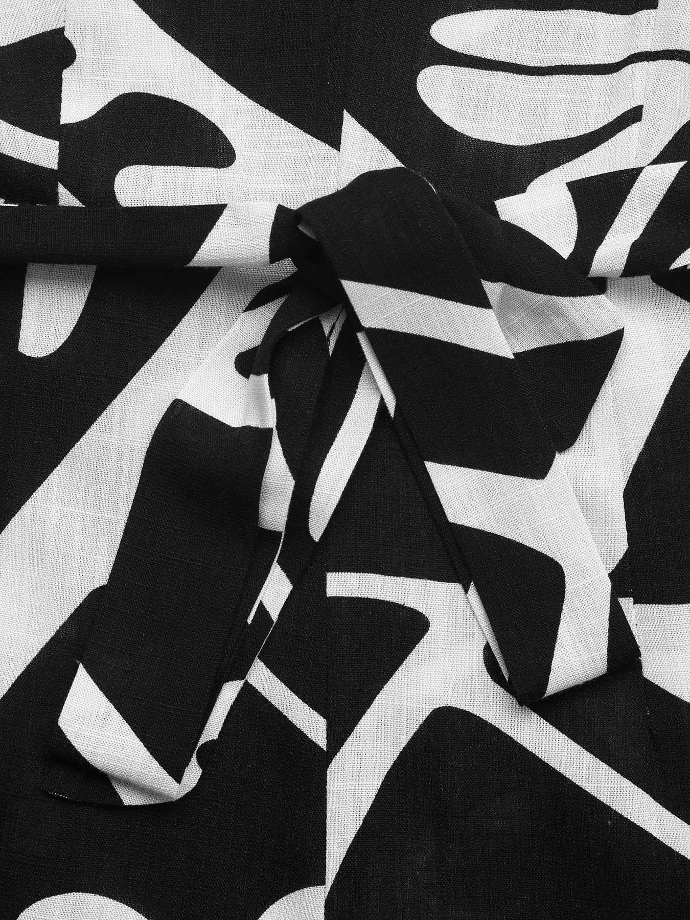 V-neck Summer Sleeveless Print Jumpsuit 10