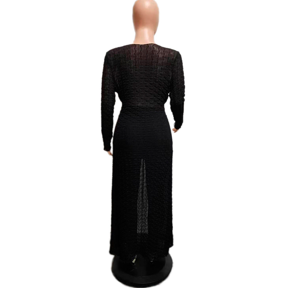 Women's Jacquard Street Fashion Casual Two-Piece Set 9