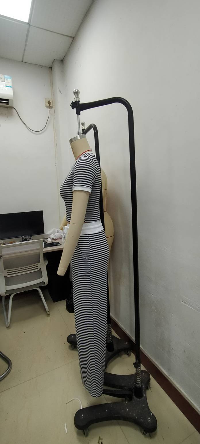 Casual Short Sleeve Striped Two-Piece Pants Set 8