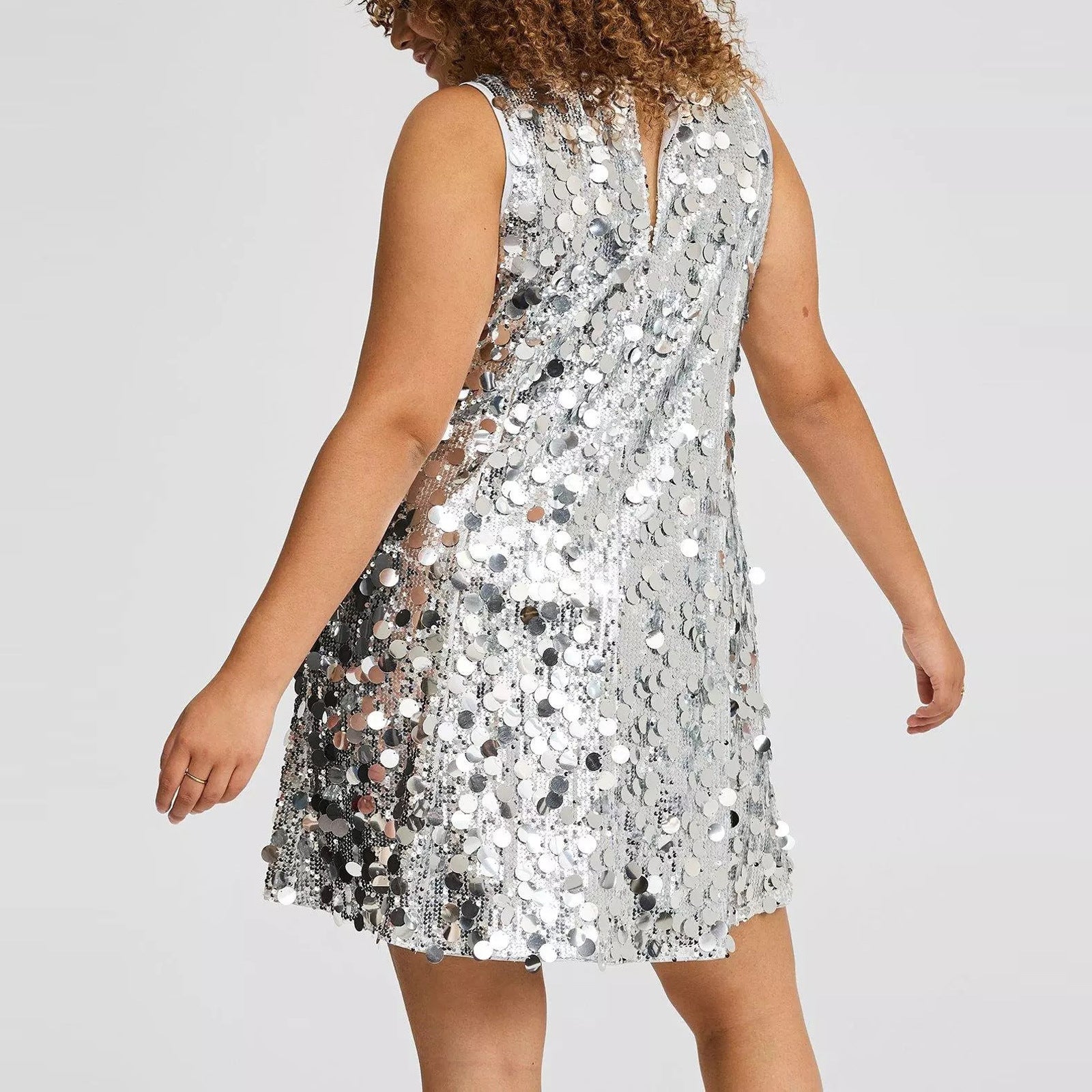 Women Formal Party Sequin Embroidery Off-shoulder Bodycon Dress 3