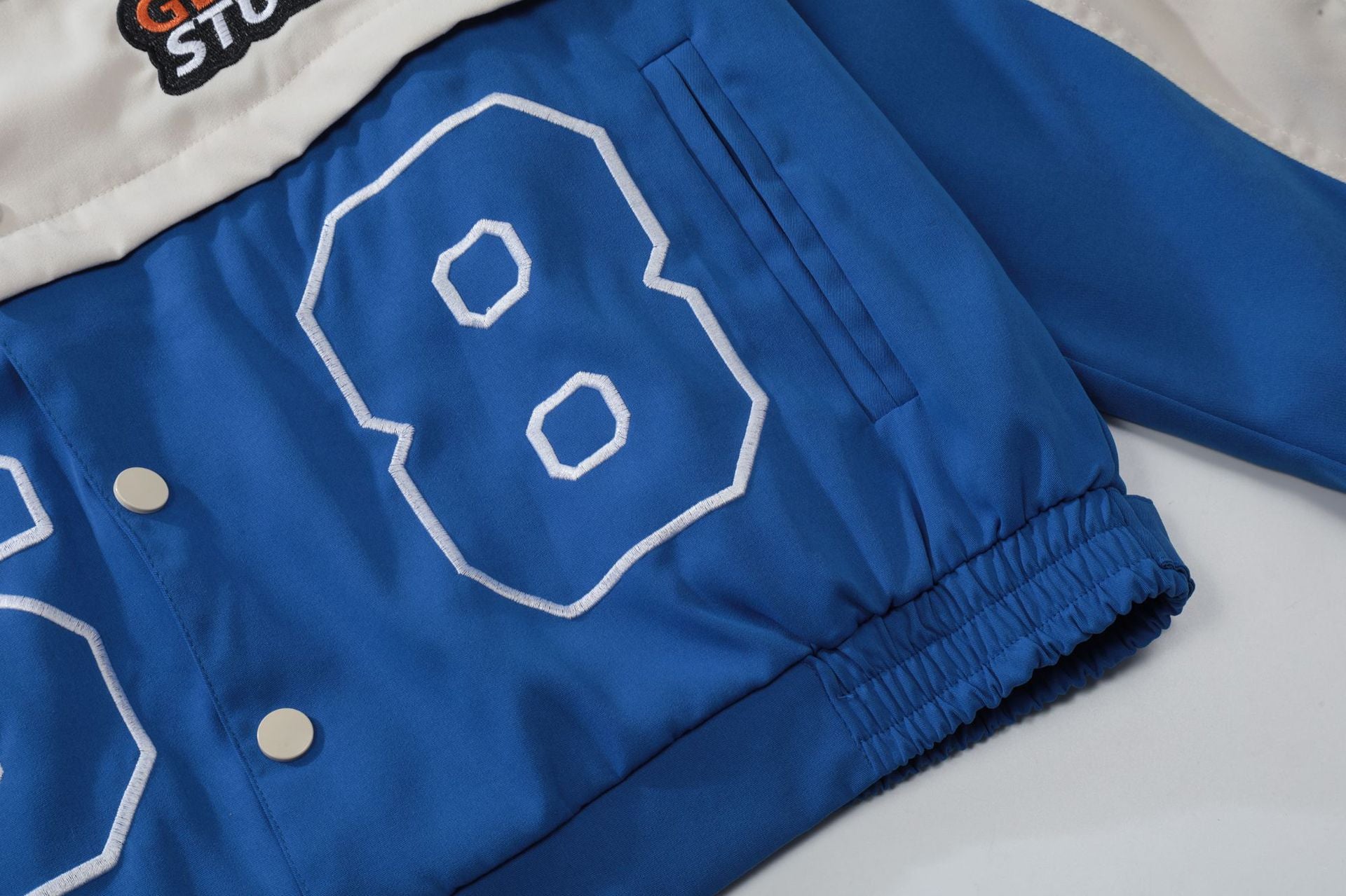 Men's detachable embroidered jacket 35