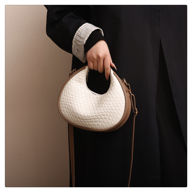 Retro Versatile Simple Diamond Women's Bag Shoulder Handbag 9