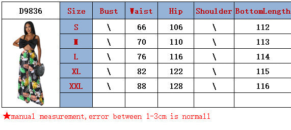 Women's Fashion Casual Graphic Print Wide Leg Pants With Pockets 17