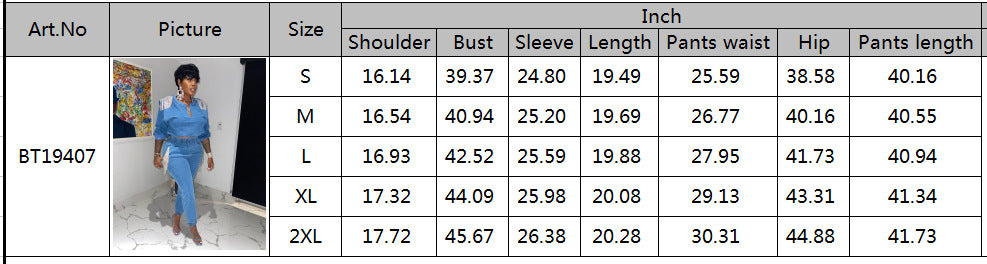 Women V-Neck Tassel Top and Pant Two-Piece Set 7