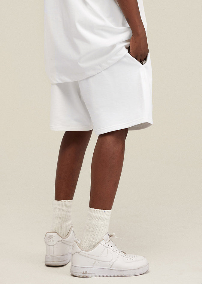 Summer Men's Solid Color Trendy Loose Casual Knee-Length Sports Shorts 20