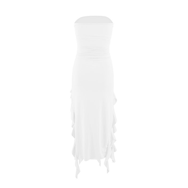 Summer strapless jellyfish sashes sexy dress women's clothing 35
