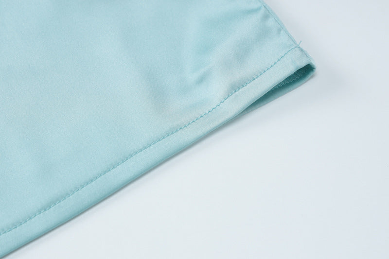 Summer Solid Color Sleeveless Sexy Halter Neck Low Back Bodycon Dress 11