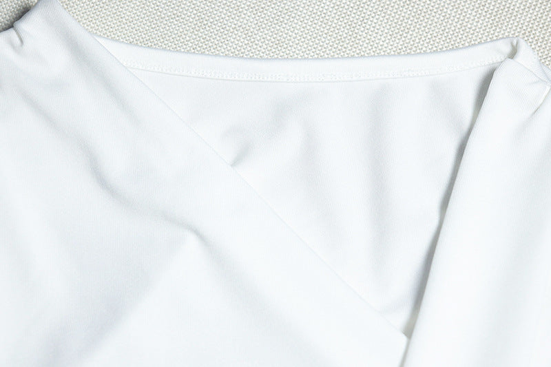 Women's Fashion Solid Color Slash Shoulder Sleeveless Ribbon Fishtail Chic Long Dress 14