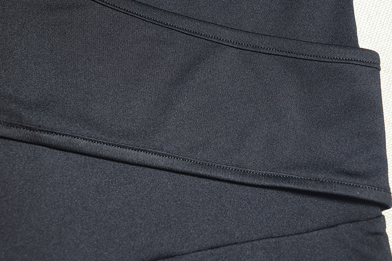 fashionable women's clothing solid color long sleeve hollow Tight Fitting jumpsuit 15