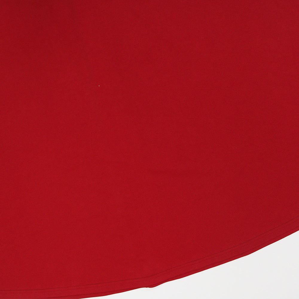 Women Round Neck Half-Sleeve Dress 12