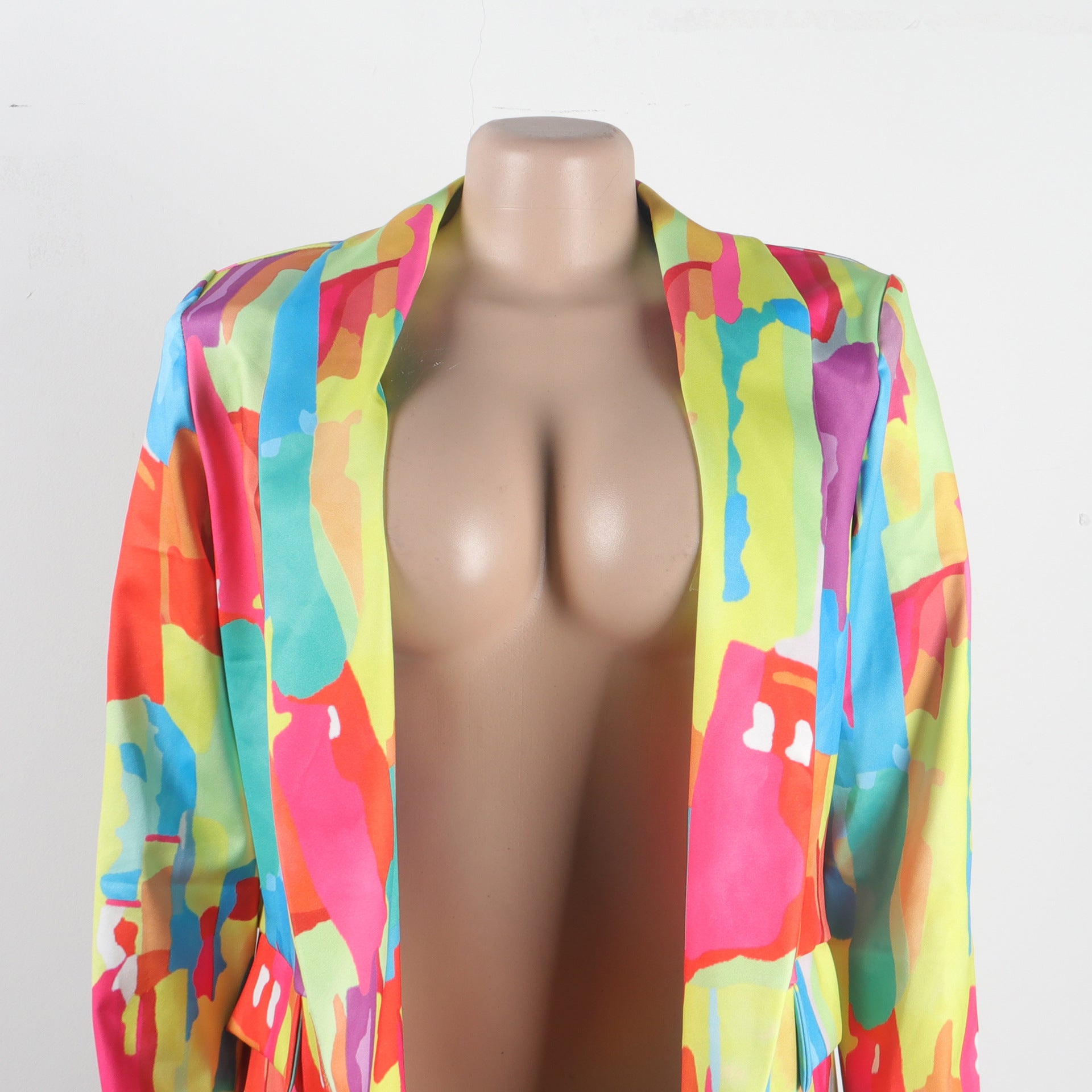 Casual Fashion Multi-Color Print Fashion Blazer Top 42