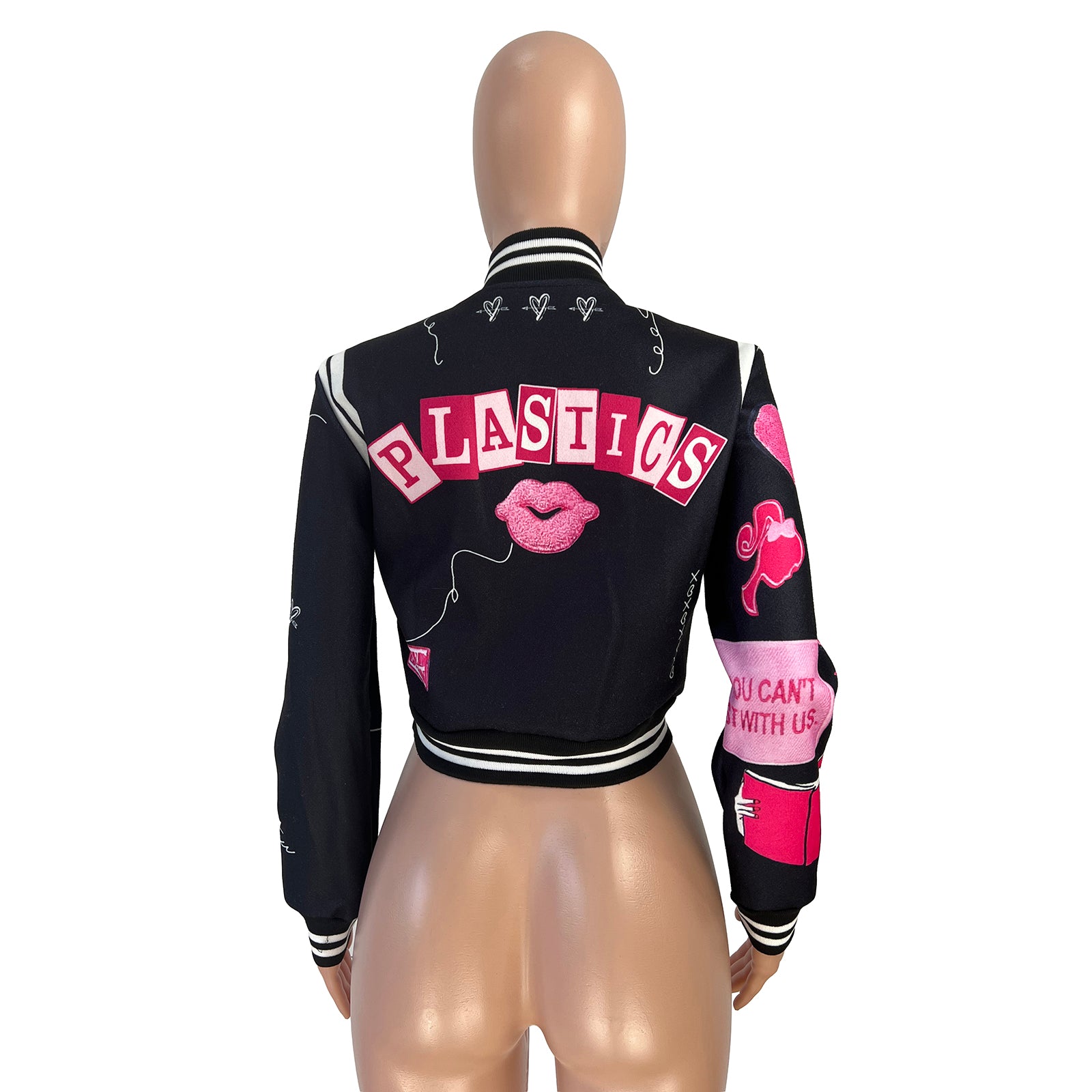 Women'S Fashion Print Baseball Jacket 20