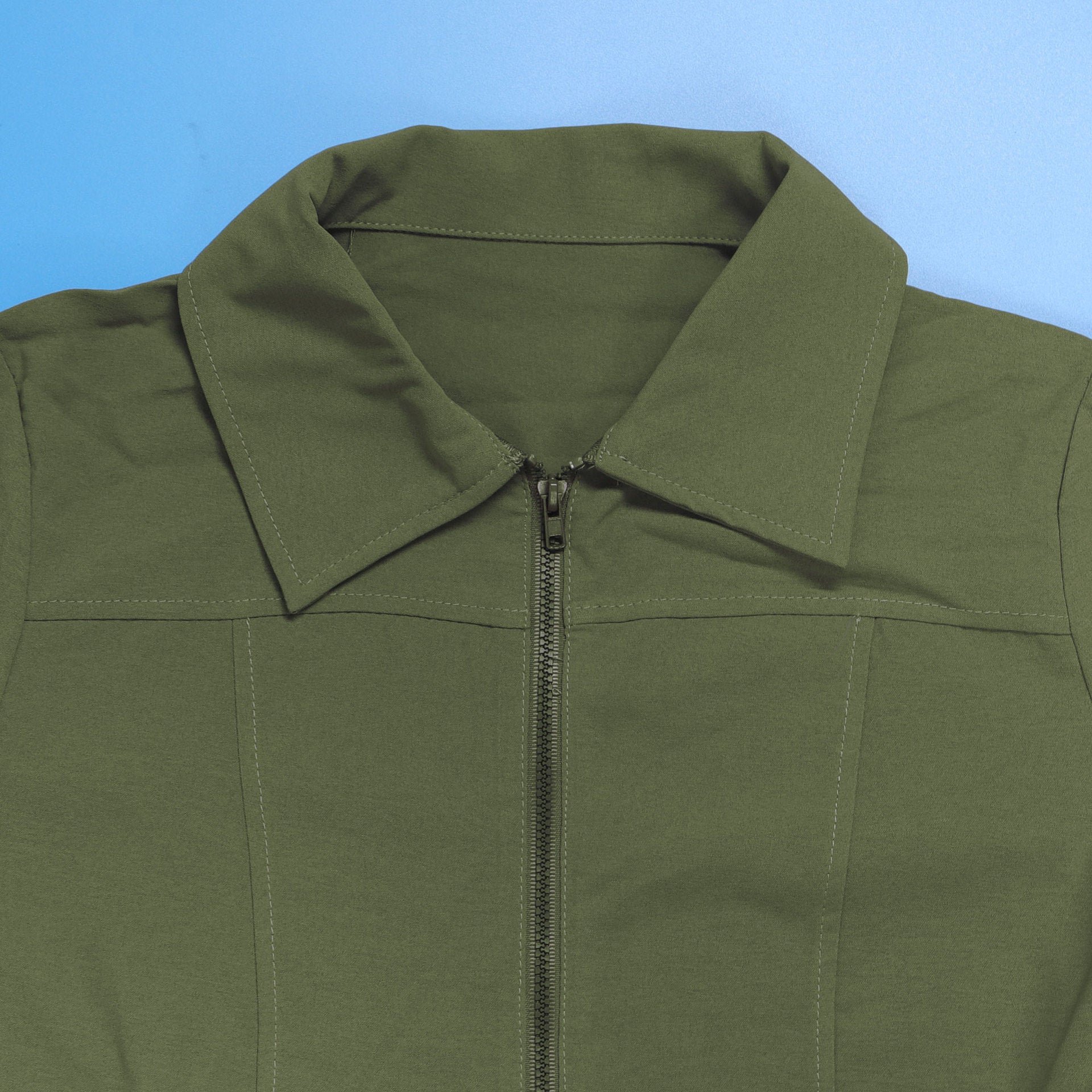 Women Sexy Summer Zipper Pocket Jumpsuit 27