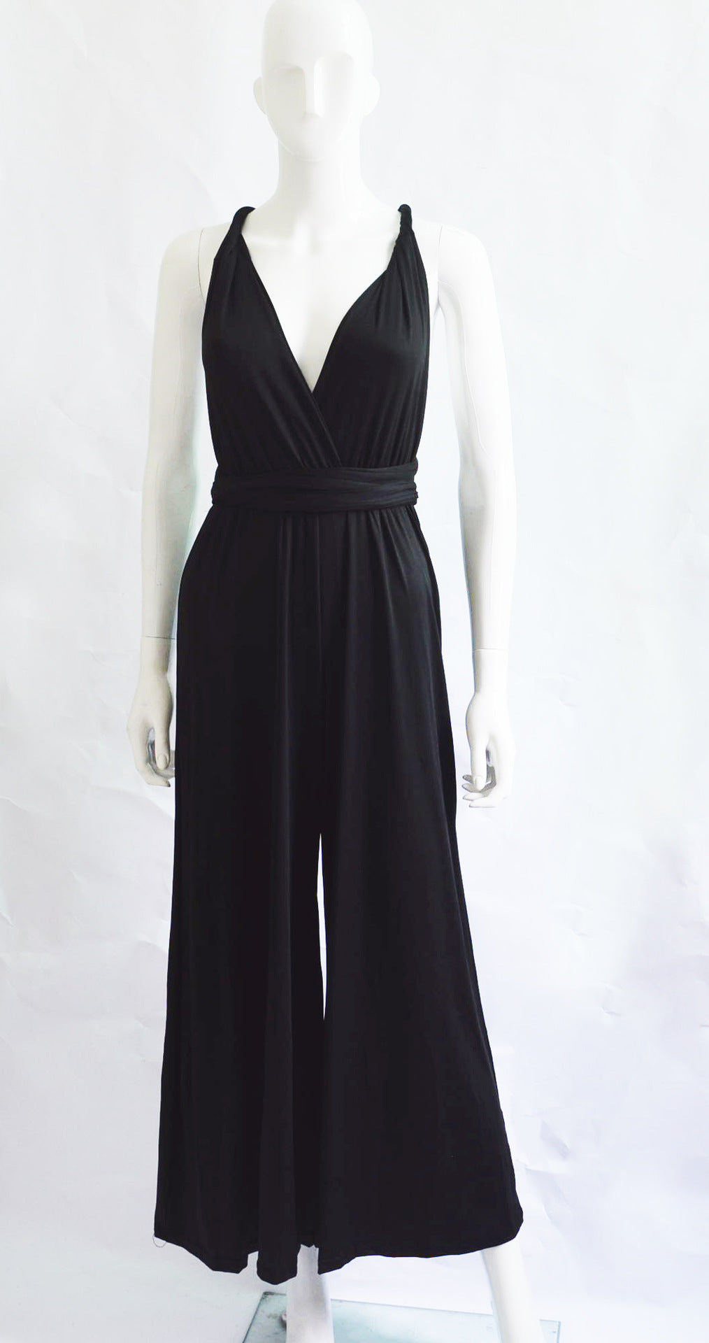 Women Crossover Sleeveless Jumpsuit 34