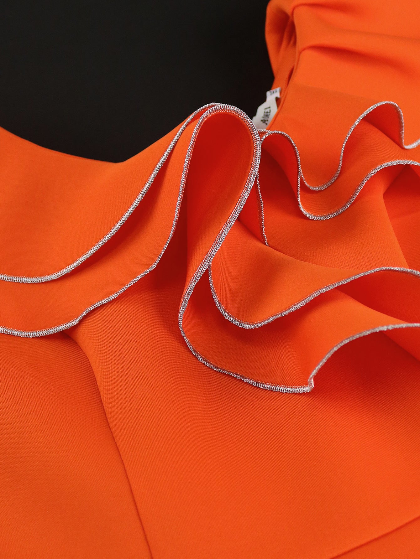 Women Summer V-neck Sleeveless Lotus Leaf Dress 8