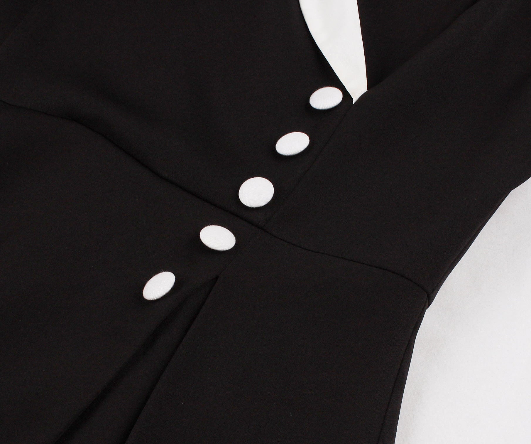 Women's Slim Fit Slim Waist High-End Color-Block Office Chic Maxi Dress for Summer 10