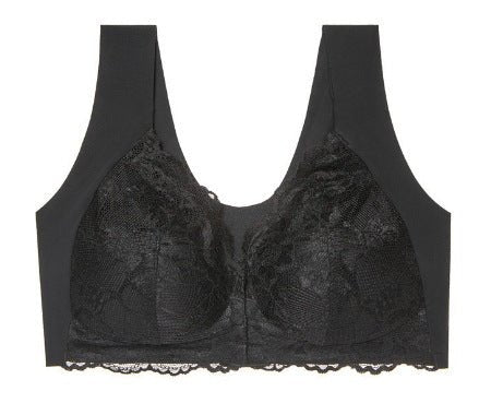 Plus - Size Women Sexy Lace Wire - Free Bras - BamBam