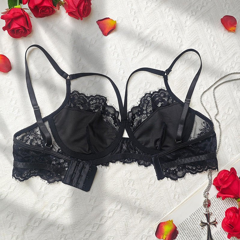 Sexy Lace BraBreathable Underwire Cut - Out Bralette - BamBam